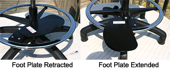 SoundSeat with Foot Rest and Extendable Foot Plate
